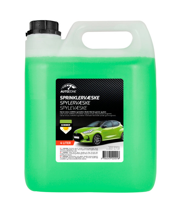 Spylervæske sommer 4 liter - Autozone